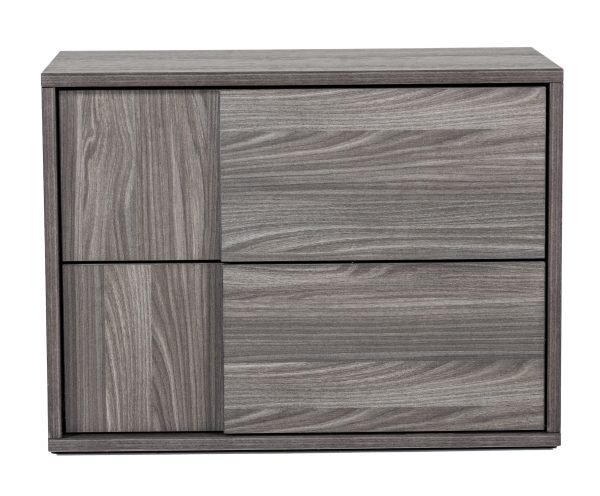 Nova Domus Asus - Italian Modern Elm Grey Bedroom Set - Image 3