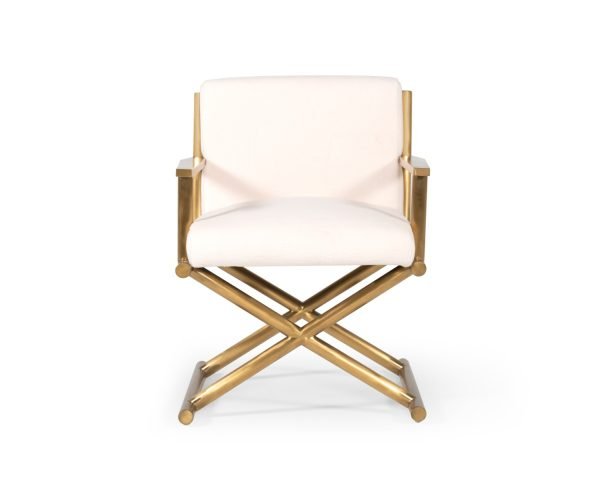 Modrest Haxtun - Modern Cream Sherpa Accent Chair - Image 4