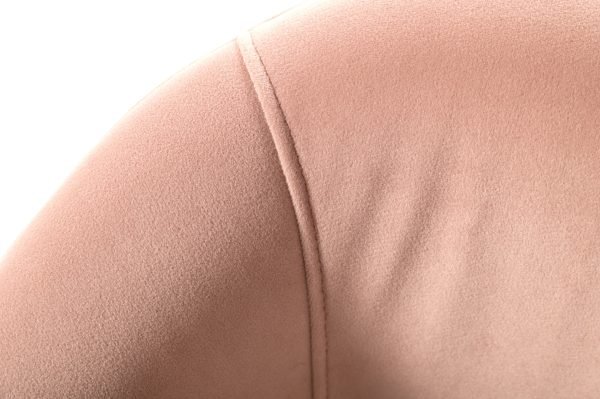 Modrest Mancos - Modern Pink Velvet Accent Chair - Image 5