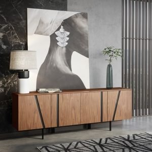 Modrest Mario - Modern Walnut Veneer Buffet
