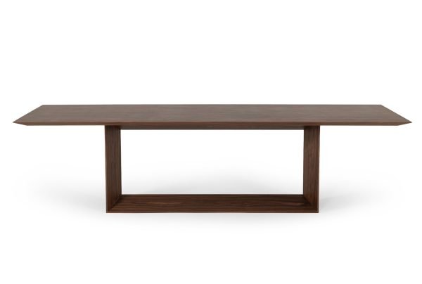 Modrest Channa - Modern Walnut Dining Table - Image 3