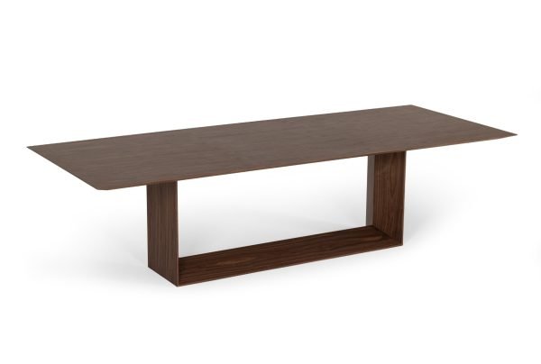 Modrest Channa - Modern Walnut Dining Table - Image 2