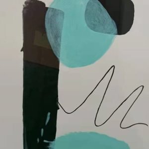 Modrest 19016 - Modern Abstract Framed Acrylic Painting