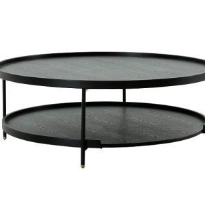 Modrest Mitchell -  Black Iron Round Coffee Table