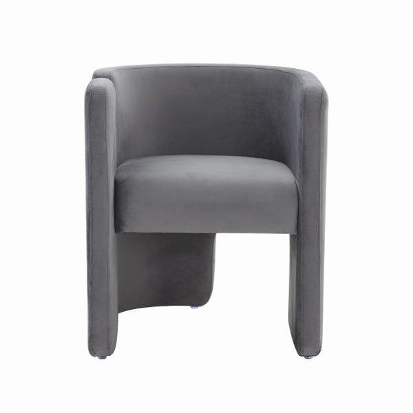 Modrest -Tirta Modern Grey Accent Chair - Image 2