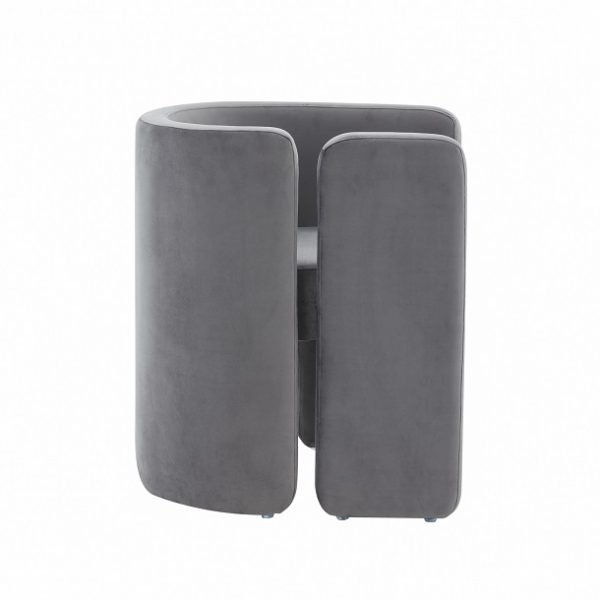 Modrest -Tirta Modern Grey Accent Chair - Image 5