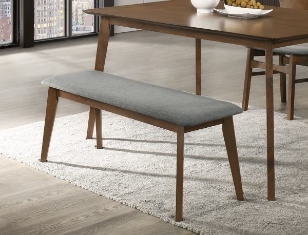Modrest Castillo - Modern Walnut Dining Bench - Image 4
