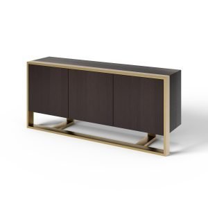 Modrest - Modern Fauna Wenge and Brass Buffet