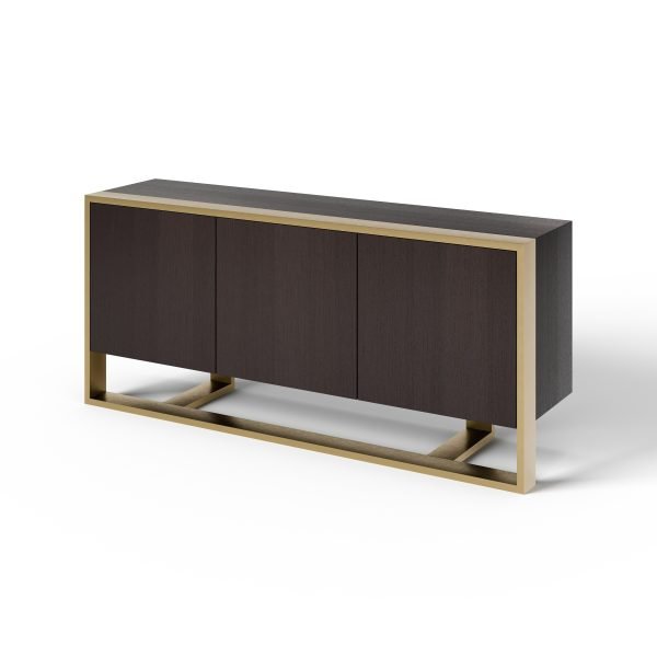Modrest - Modern Fauna Wenge and Brass Buffet