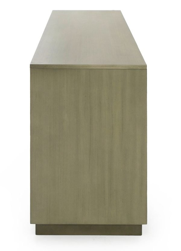 Modrest Nixa - Modern Wide Birch + Brushed Bronze Dresser - Image 5