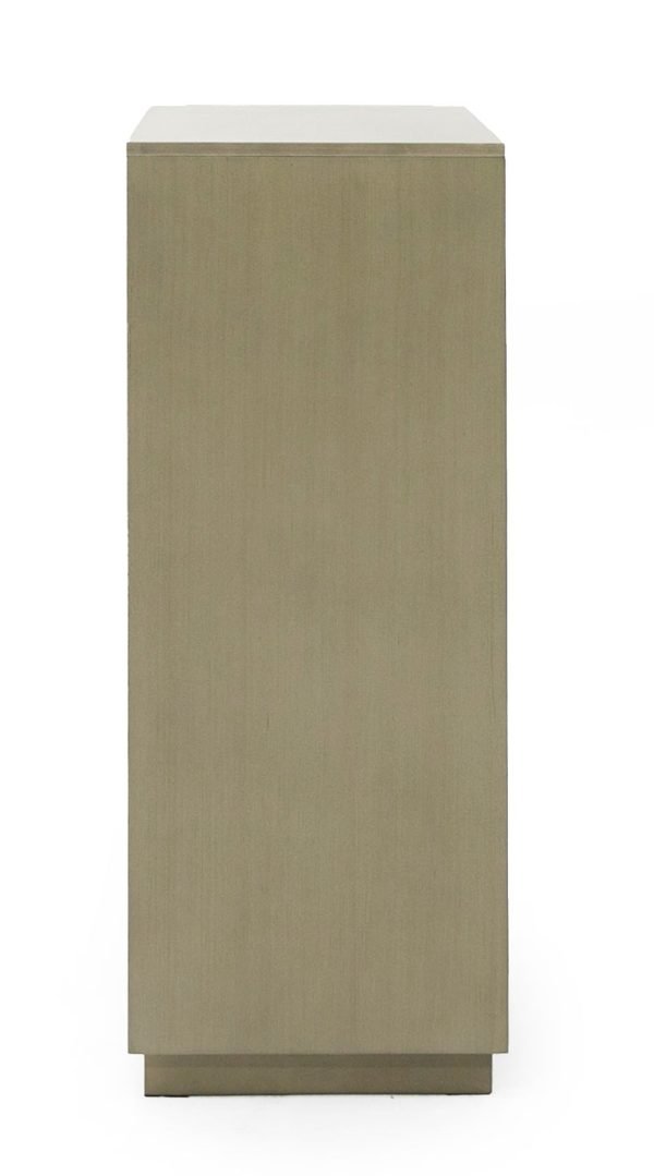 Modrest Nixa - Modern Wide Birch + Brushed Bronze Chest - Image 5
