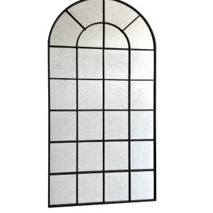 Modrest Grady - Industrial Antique Black Floor Mirror