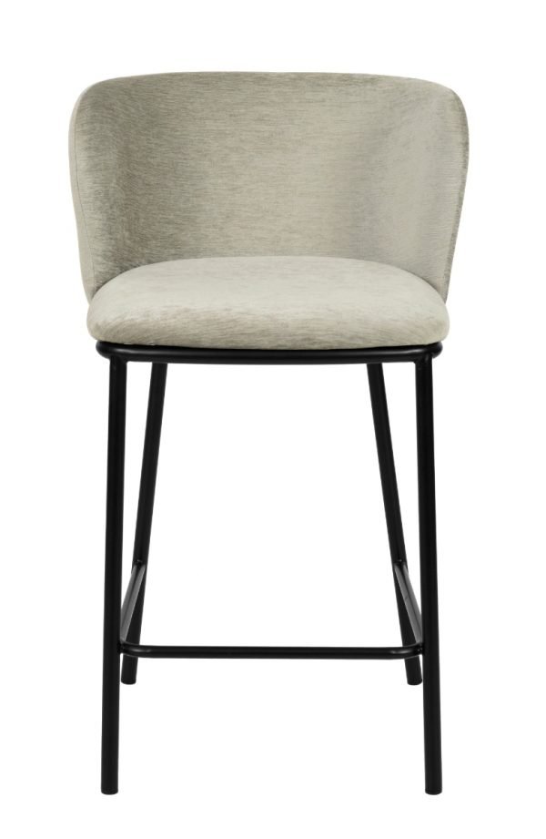Modrest Bessie - Modern Grey Counter Stool Set of 2 - Image 2