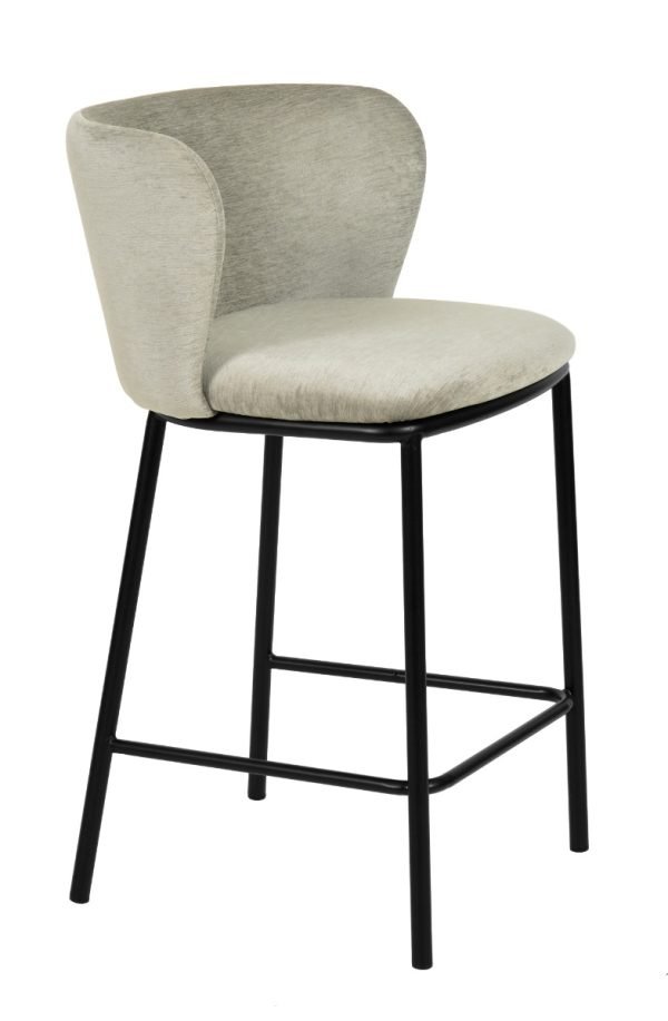 Modrest Bessie - Modern Grey Counter Stool Set of 2 - Image 3