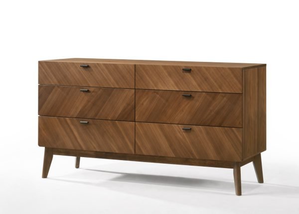 Nova Domus Kamela -Modern Walnut Bedroom Set - Image 4