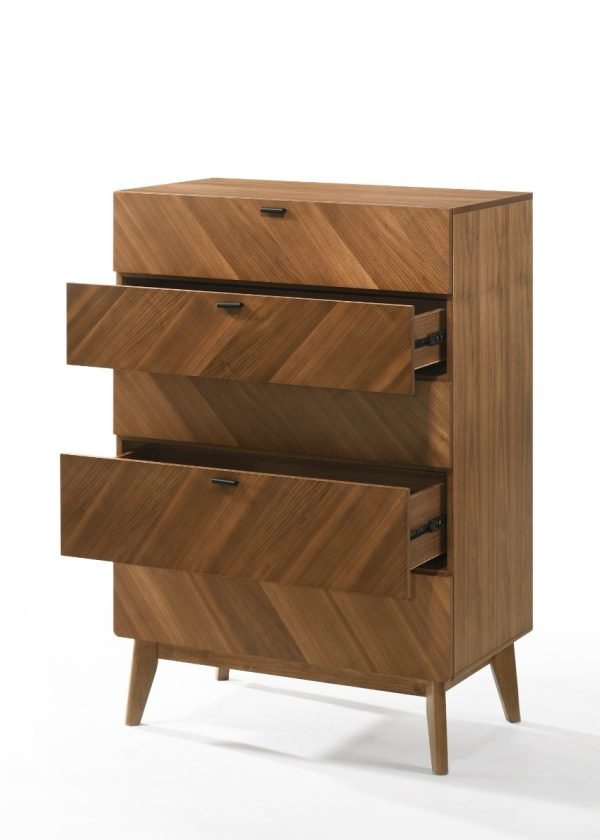 Nova Domus Kamela- Modern Walnut Chest - Image 3