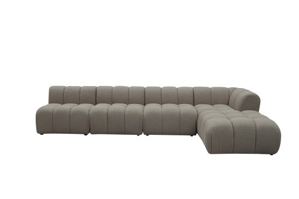 Divani Casa Juniper - Modern Grey Modular Sectional Sofa - Image 2