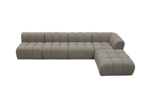 Divani Casa Juniper - Modern Grey Modular Sectional Sofa - Image 3