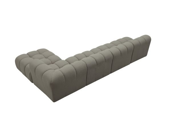 Divani Casa Juniper - Modern Grey Modular Sectional Sofa - Image 5