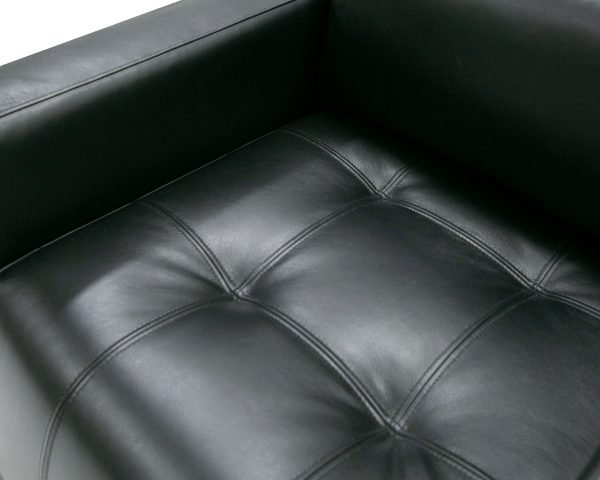 Divani Casa Schmidt - Modern Black Leather Chair - Image 5