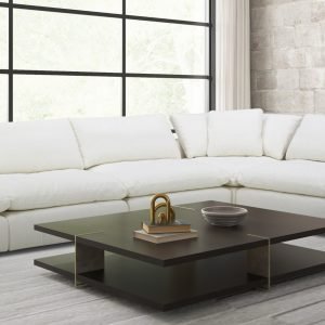 Divani Casa Vicki - Modern Off-White Fabric Modular Sectional Sofa