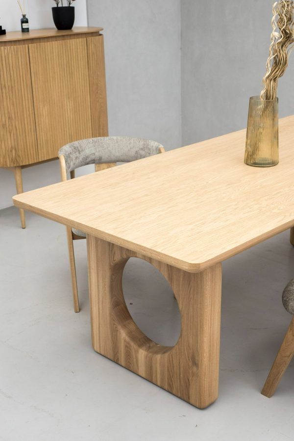 Modrest Washington - Modern Natural Oak Rectangular Dining Table - Image 3