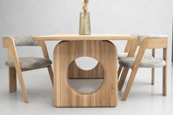 Modrest Washington - Modern Natural Oak Rectangular Dining Table - Image 4