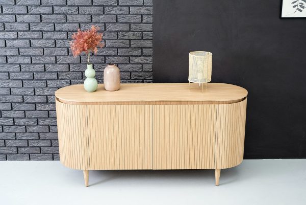Modrest Miami - Modern Natural Oak Buffet - Image 2