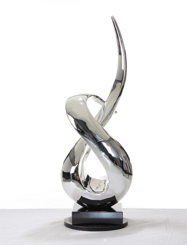 SZ0019 Modern Silver Rotatory Sculpture