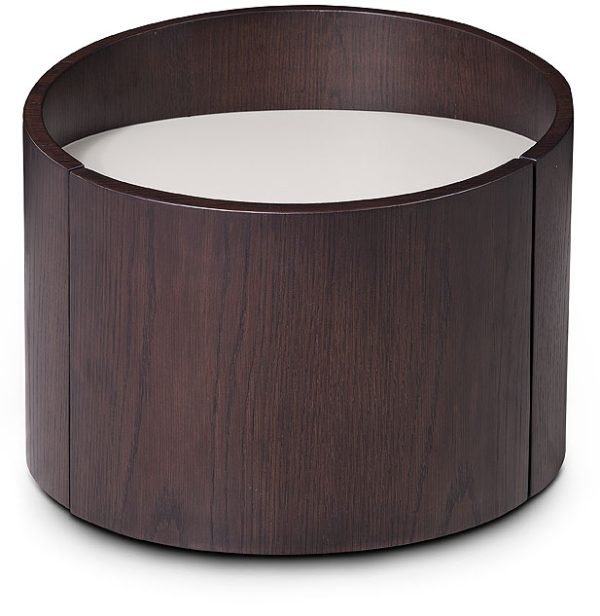 Modrest Geneva - Modern Brown Oak Nightstand