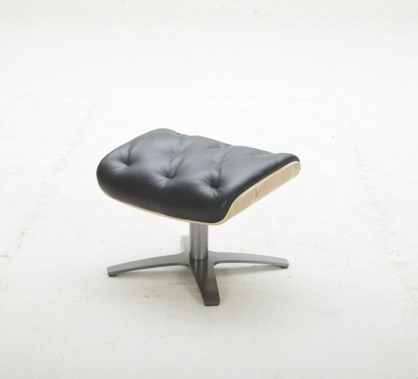 Modrest - Nowak Modern Black Lounge Chair & Ottoman Set - Image 5