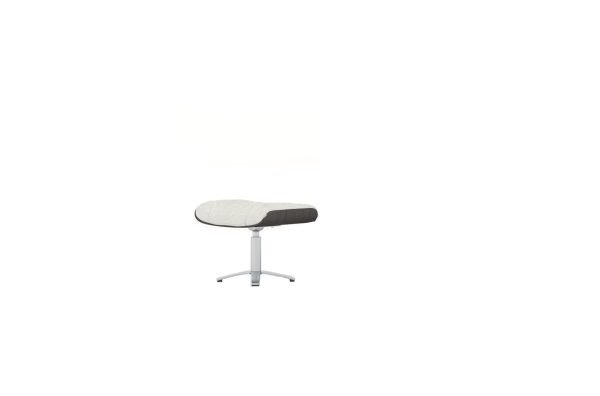 Modrest - Zahara Modern Beige Lounge Chair & Ottoman - Image 3