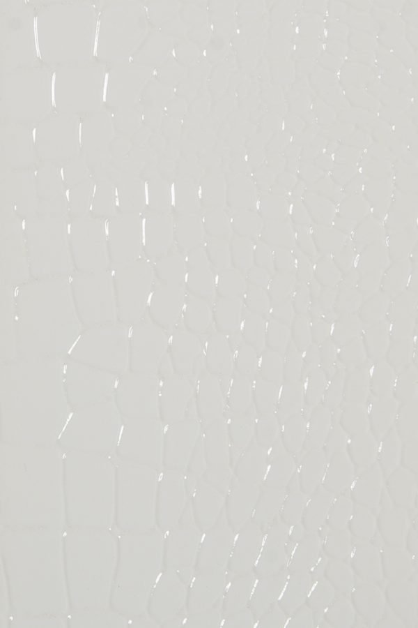 A&X Regal - Modern White Crocodile Floor Mirror - Image 2