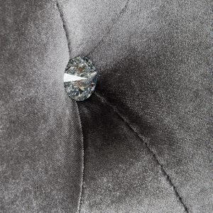 Charlotte - Grey Velour Dining Chair (Set of 2)