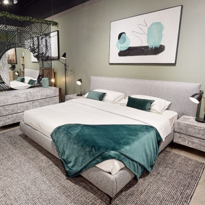 Nova Domus Aria - Italian Modern Multi Grey EK Bedroom Set