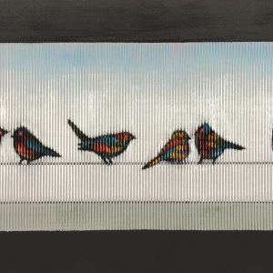 Modrest 55" x 28" Birds Oil Painting