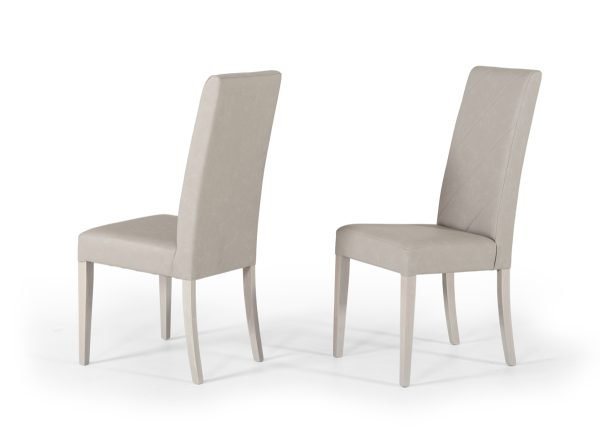 Nova Domus Alexa Italian Modern Grey Dining Chair (Set of 2) - Image 2