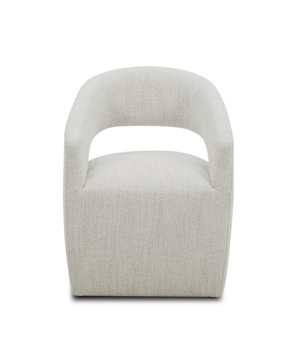 Modrest Angie - Modern Fabric Accent Chair - Image 2