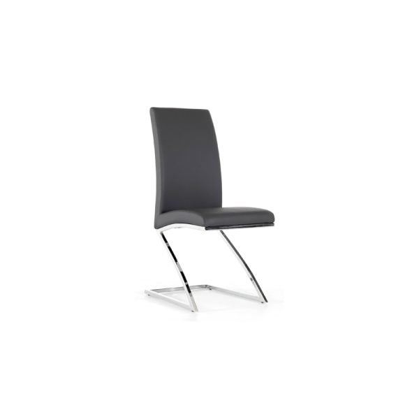Angora - Modern Grey Dining Chair (Set of 2) - Image 4