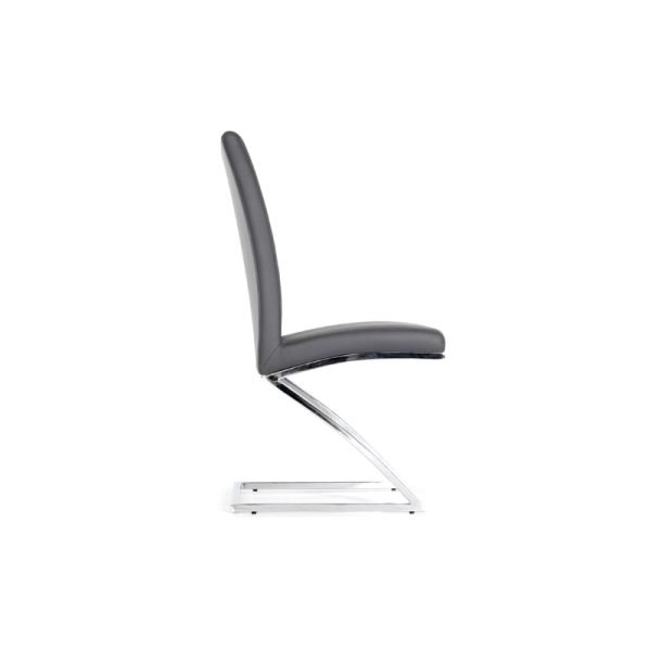 Angora - Modern Grey Dining Chair (Set of 2) - Image 2