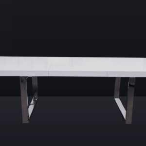 Skyline Modern Extend-able White Dining Table