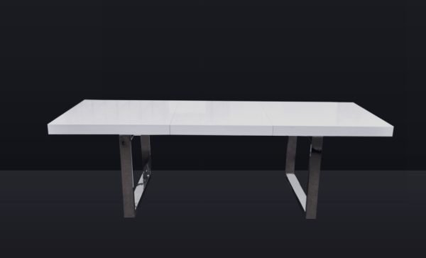 Skyline Modern Extend-able White Dining Table
