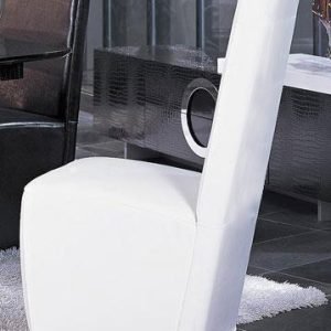 A&X Maud Modern Black Leatherette Dining Chair