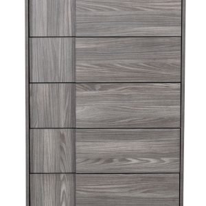 Nova Domus Asus - Italian Modern Elm Grey Chest