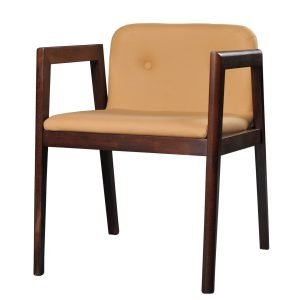 Modrest Avrum - Modern Camel Eco-Leather Dining Chair (Set of 2)