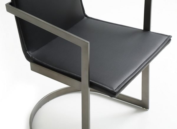 Jago - Modern Black Dining Chair - Image 3