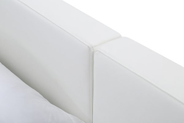 Modrest Opal Modern Wenge & White Platform Bed