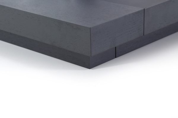 Modrest Opal Modern Wenge & White Platform Bed - Image 4