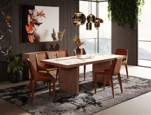 Nova Domus Bailey- Modern Walnut Rectangular Dining Table - Image 2