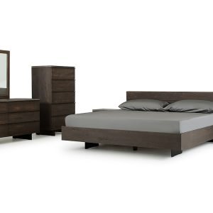 Modrest Selma Modern Dark Aged Oak Chest